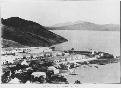 New Caledonia, Isle of Nou, the central prison, from La Depeche Coloniale, 1903 by French Photographer